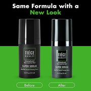 Tiege Hanley Anti-Aging Face Serum, SUPER SERUM (2-Pack) - Skin Tightening Facial Serum for Men - Mens Serum For Face with...