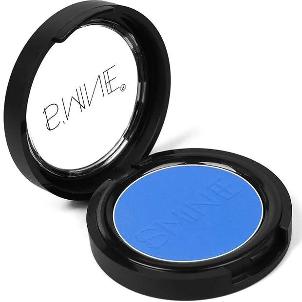 IS'MINE Single Blue Matte Eyeshadow Powder Palette High Pigment, Longwear, Intense Color Best Blue Eyeshadow - Product Image