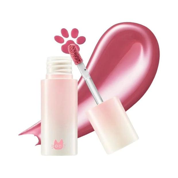Chewy Lip Glaze, High Shine Lip Gloss, Korean Beauty (GZ04 Lavender Mauve, 3.5 grams) - Product Image