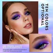 MAKI YIKA 3Pc Glitter Eyeshadow Liquid Multichrome Eyeshadows Long Lasting, Metallic Chameleon Eye Shadow Smudgeproof Holo...