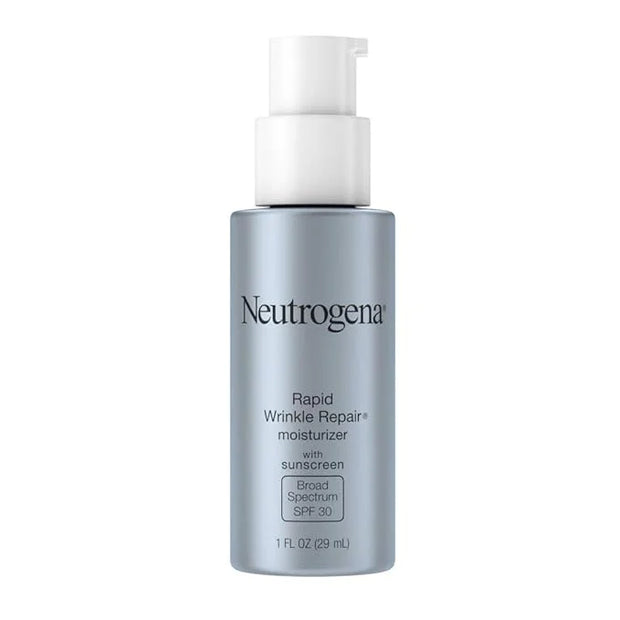 Neutrogena Rapid Wrinkle Repair Retinol Facial Moisturizer with SPF 30 Sunscreen, 1 fl. oz, & Rapid Wrinkle Repair Retinol...