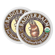 Badger Healing Balm, Hard Working Hands Cream, Organic Hand Cream for Dry Cracked Hands, Long Lasting Hand Moisturizer/Dry...