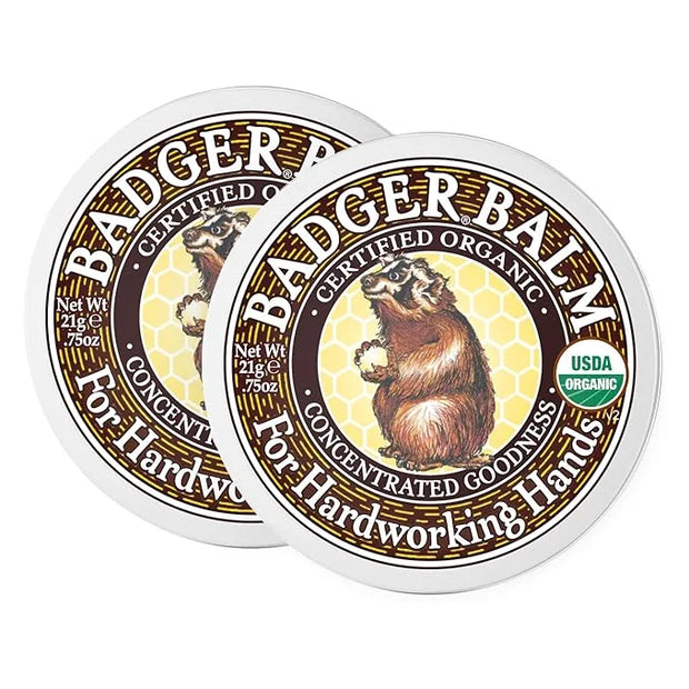 Badger Healing Balm, Hard Working Hands Cream, Organic Hand Cream for Dry Cracked Hands, Long Lasting Hand Moisturizer/Dry...