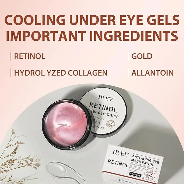 30 Pairs Retinol Collagen Under Eye Patches for Dark Circles Puffiness Wrinkles and Bags, Skin Treatment Pads for Women Gi...