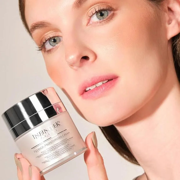 Infinitek Paris Retinol Face Moisturizer Night Cream - Premium Skin Care with Collagen & Vitamin E. Advanced Anti-Aging an...