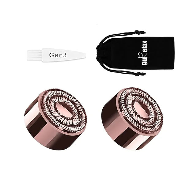 Gurelax Replacement Heads for Flawless Finishing Touch Facial Hair Remover, Gen 3 Replacement Blades for Women, New Versio...