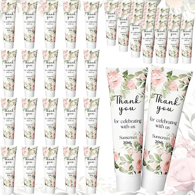 36 Pcs Sunscreen for Wedding Favors SPF 30 Wedding Mini Sunscreen Lotion 1 oz Travel Sunscreen Bulk Bridal Shower Favors G...