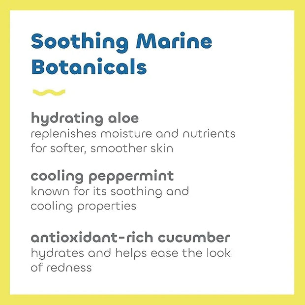 Seaweed Bath Co. Cooling Mist SPF 60 Sport Broad Spectrum Hybrid Sunscreen Spray, 6 Ounce, Sustainably Harvested Seaweed, ...