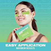 Eye Patches for Dark Circles and Puffiness, Under Eye Mask with Hyaluronic Acid and Matcha Green Tea, Vegan and Cruelty-Fr...