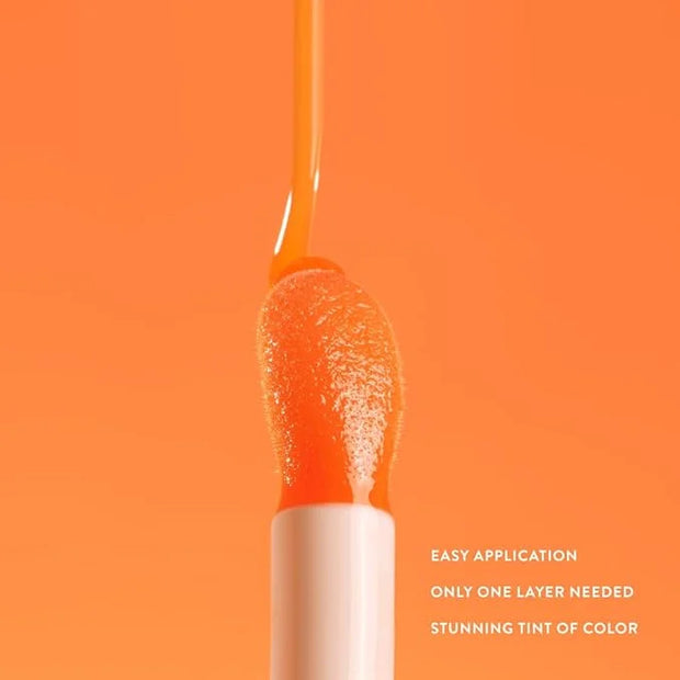 Dreamy Gleamy Tinted Lip Oil, Moisturizing, Shiny, Cruelty-Free, Vegan, Hydrating, Non-Sticky Tinted Lip Gloss, 5ml (Read ...