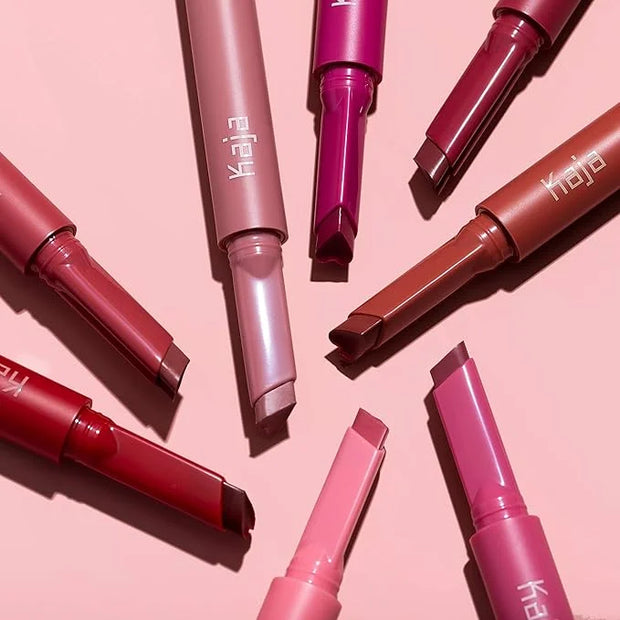 Kaja Lip Gloss - Heart Melter | High-shine, Glossy Finish, Soft Rosy Mauve, Moisturize, 03 Crazy 4U, 0.04 Oz - Product Image