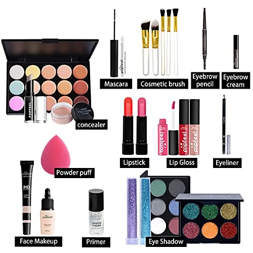 All-in-one Makeup Set Holiday Gift | Full Makeup