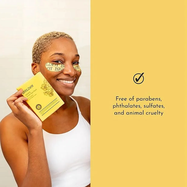 Bolden Awake Under Eye Patch | Eye Mask For Dark Circles, Puffiness & Discoloration | Brightening Eye Pads With Niacinamid...