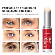Retinol Eye Stick, Retinol Eye Cream With Collagen,Hyaluronic Acid For Dark Circle, Wrinkles, Under Eye Cream Anti Aging, ...