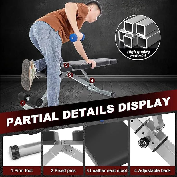 1000 LBs Weight Bench - Adjustable Workout Bench - Product Image