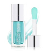 Hydrating Lip Glow Oil, Lip Oil Gloss Transparent Toot Tinted Nourishing Long Lasting Repairing Lightening Lip Lines (ALOE...