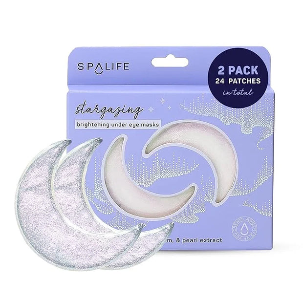 SpaLife Beauty Stargazing Radiating Under Eye Masks – Hydrogel Eye Patches for Dark Circles, Puffy Undereyes, & Discolorat...