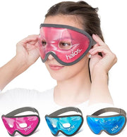 HM Cooling Eye Mask - Reusable Gel Cold Pack Soothes Puffy Eyes, Dark Circles & Hangovers - Relieve Headaches & Sinus Pain...