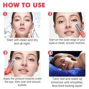 Retinol Eye Stick,Collagen Retinol Eye Cream for Dark Circles and Puffiness, Under Eye Cream Anti Aging, Eye Brightener St...