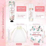 25 Set Wedding Lip Balms and Wedding(Floral)