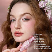 Flower Knows Midsummer Fairytales Lip Gloss-Glowy Moisturizing Coating Lip Lacquer-Hydrating Tinted Lip Oil for Girls&Wome...