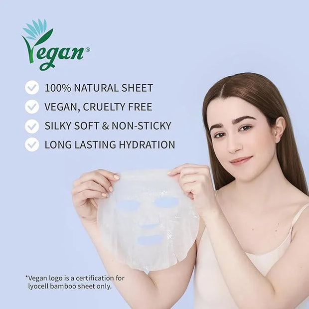 Hydrating Sheet Mask Starter Kit Variety Pack for Skin Care, Dry, Ance, Sensitive Skin, Korean Vegan Facial Sheet Mask for...