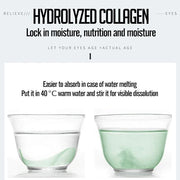 Collagen eye gel pads, green