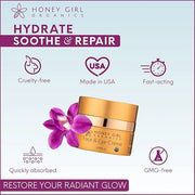 Honey Girl Organics Face & Eye Crème, USDA Certified Organic Facial Moisturizer & Under Eye Cream for Wrinkles, Dark Circl...