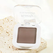 Kaely Pressed Single Eyeshadow Makeup, Cocoa Brown Matte Highly Pigmented Monochrome Eye Shadow Palette, Waterproof Neutra...