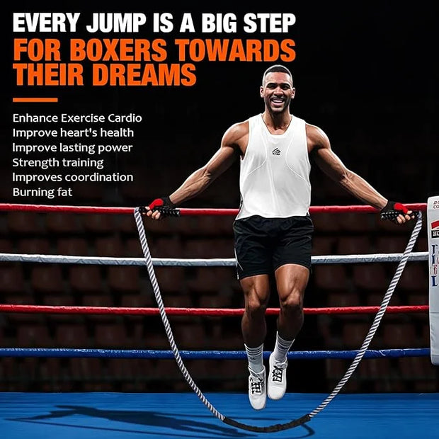 Jump Rope, Weighted Jump Rope for Fitness, Heavy - Product Image