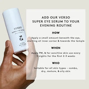 Verso Skin Care | Super Eye Serum | Rejuvenating Under Eye Serum for Youthful Skin | Eye Care Made Easy (0.67 fl oz) - Pro...