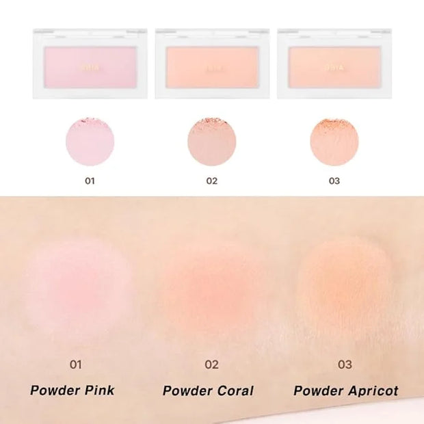 BBIA Ready To Wear Powder Cheek Blush 3 Color – Buildable & Blendable Soft Blush for Cheeks, Matte & Shimmery Finish, Ligh...