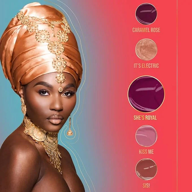 Juvia's Place Lip Gloss Reflect Shes Royal, Cool-Toned Berry, Long Lasting Hydrating The Reds & Berries 16 oz, - Product I...