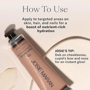 Josie Maran Intensive Creamy Oil - Multi-Tasking Skin Moisturizer & Everything Balm for Dry Lips, Elbows & Full Body Care ...