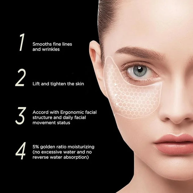 Under Eye Mask Wrinkle Patches, Under Eye Mask Amino Acid & Collagen,Eye Masks for Dark Circles and Puffiness,Eye Wrinkle ...