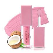 Hydrating Lip Glow Oil - Plumping Lip Oil Gloss Tinted for Lip Care and Dry Lips, Non Sticky & Fresh Texture, Shiny and Mo...