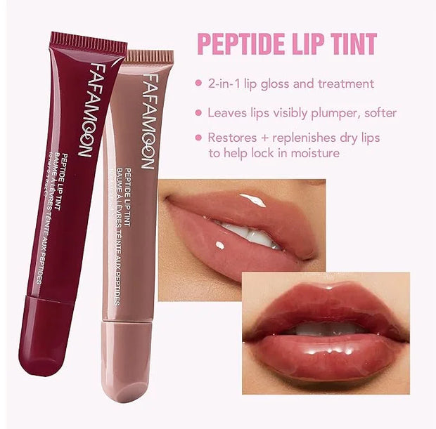 Petansy 5 Colors Hydrating Lip Gloss, Shiny Jelly Lip Plumping Lip Balms, Long Lasting Nourishing Non-sticky Fresh Clear S...