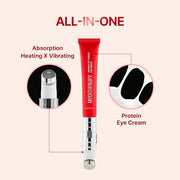MEDITHERAPY Wrinkle-fit Tangle Eye Cream, Chargable Device Tip + Protein Collagen EyeCream, All-in-One Under Eye Treatment...