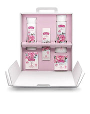 Bulgarian Rose 5 Piece Gift Set with Natural Rose Soap, Rose Body Lotion, Rose Hand Cream, Rose Day Face Cream, Rose Micel...