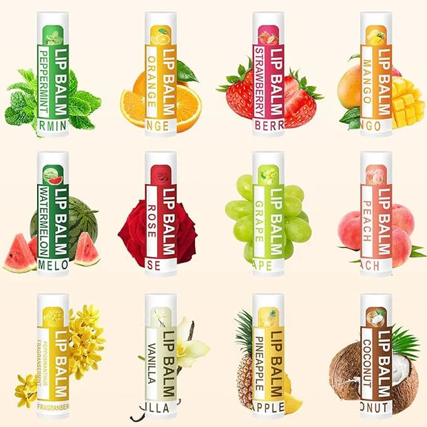 DMSKY 60 Pack Lip Balm, Natural