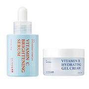 [SKIN&LAB] Vitamin Skincare Set: Includes Vitamin C Brightening Serum and Vitamin B Gel Cream - Product Image