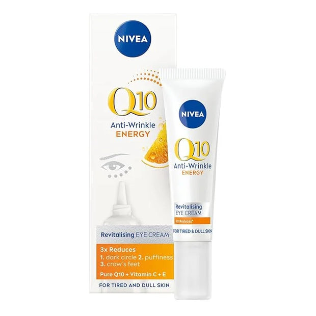 NIVEA Q10 plusC Anti-Wrinkle + Energy Eye Cream 1er Pack (1 x 15 ml) - Product Image