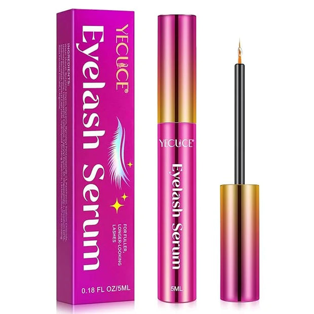 Organic Castor Oil Fuller & Longer Looking Eyelashes, Nourishing & Conditioning Formula, Eyelash Serum To Grow Lashes, Las...