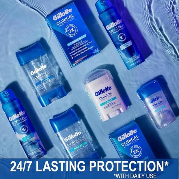 Gillette Dry Spray Antiperspirant and Deodorant for Men, 24/7 Sweat & Odor Protection, Anti-White Mark Technology, Cool Wa...