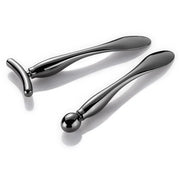 Lisapack 2PCS Metal Eye Cream Applicator Wand Stick, Massager Tool for Facial Massage, Reduce Puffiness (Champagne) - Prod...