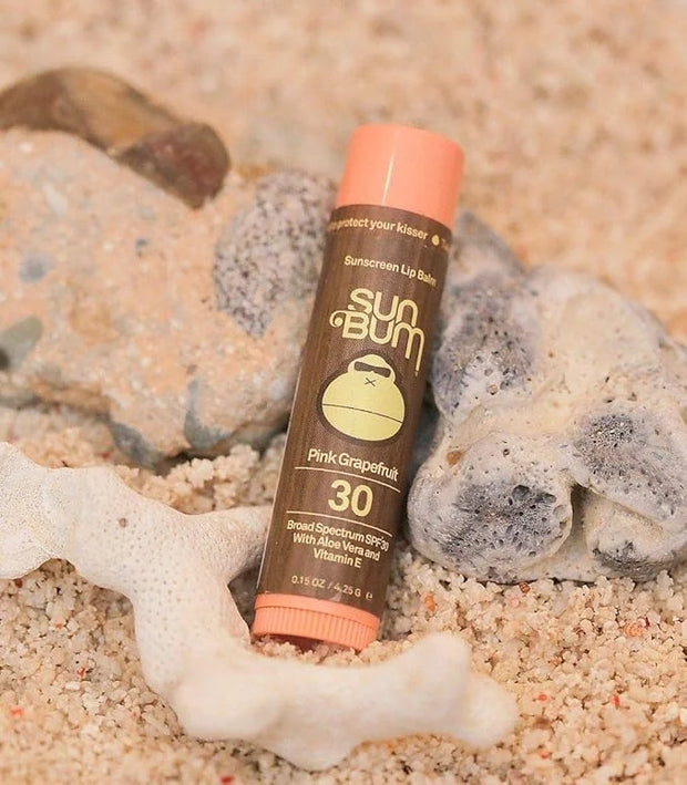 Sun Bum SPF 30 Sunscreen Watermelon Lip Balm - Moisturizing Aloe Vera and Vitamin E - Vegan and Cruelty Free - Broad Spect...