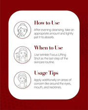 ISA KNOX Wrinkle Focus Shot - Eye Wrinkle Cream Set. Powerful Moisturizer for Fine Lines, Elasticity Strengthening Serum f...