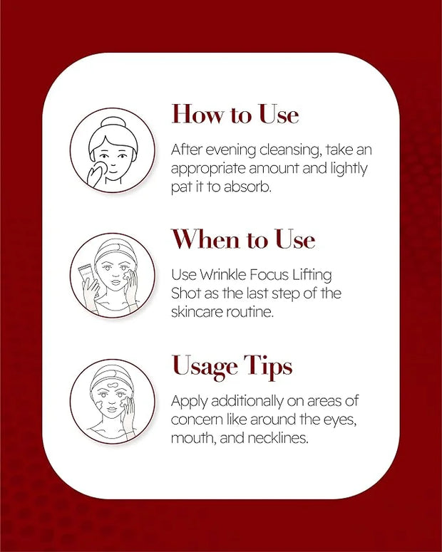ISA KNOX Wrinkle Focus Shot - Eye Wrinkle Cream Set. Powerful Moisturizer for Fine Lines, Elasticity Strengthening Serum f...