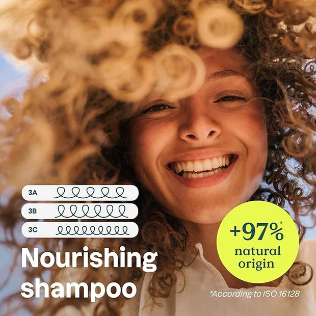 ATTITUDE Nourishing Shampoo for Curly Hair with Moringa Oil, EWG Verified, Vegan and Naturally Derived, 3a, 3b, 3c Curl Ty...