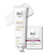 RoC Barrier Renew Day Cream with SPF 30, Moisturizer with Ceramides & Prebiotics to Protect Skin Barrier, (2.5 oz) with Re...